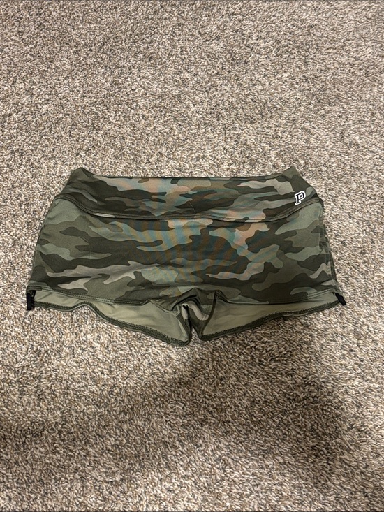PINK Victoria's Secret Other - PINK Victoria's Secret Olive Green Camo Bike Shorts